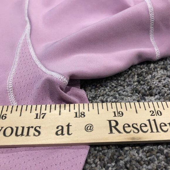 Under Armour Golf Polo Womens M Pink Fitted Mesh Lightweight - Picture 7 of 9